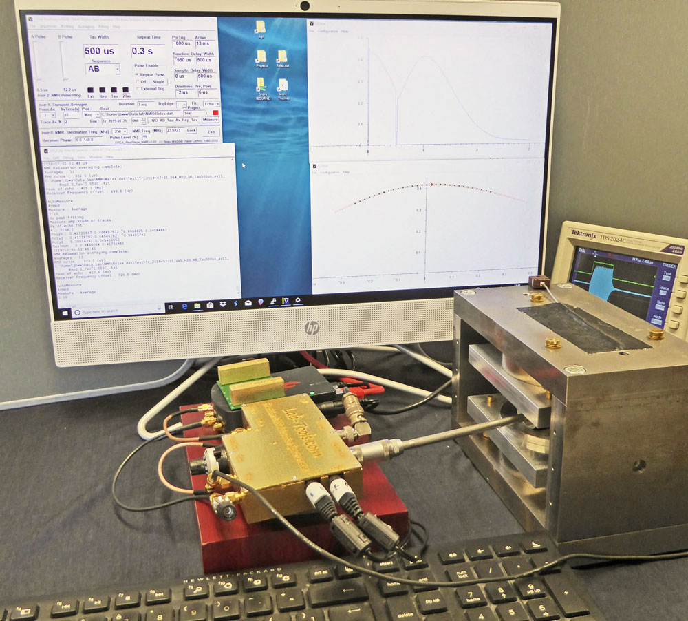 www.lab-tools.com - instrumentation -  compact precision NMR Spectrometer - Mk3