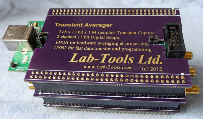 www.lab-tools.com  - instrumentation - Transient Averager.