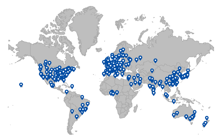 Impactio Citations Map for papers publised using data measured on the Lab-Tools Mk2 and Mk3 NMR Spectrometers.